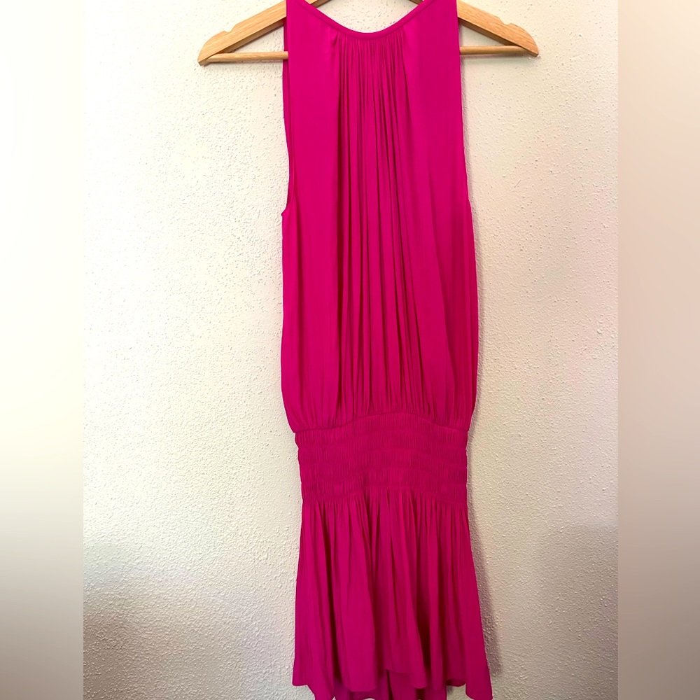 Ramy Brook Paris Pleated Sleeveless
Mini Dress